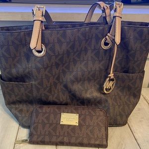Michael Kors Purse + Wallet